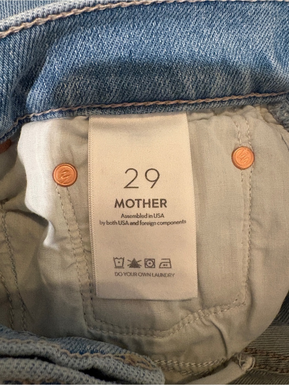 MOTHER The Rambler Ankle Straight Leg Jeans (Look Ma No Hands) - Picture 12 of 14